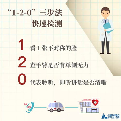 中风前兆有哪些？记住这个口诀