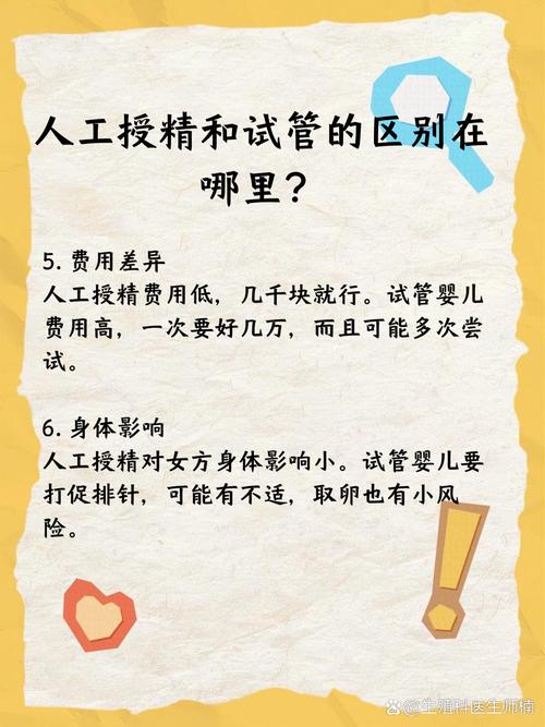 人工受孕和试管婴儿的区别