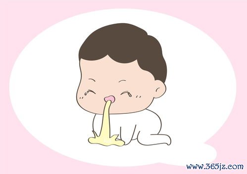 吐奶：大口吐奶，量多