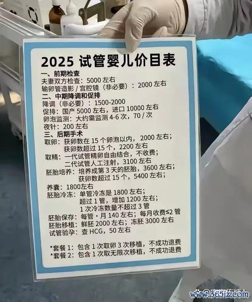 做试管婴儿前费用
