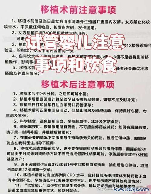 做试管婴儿后注意事项