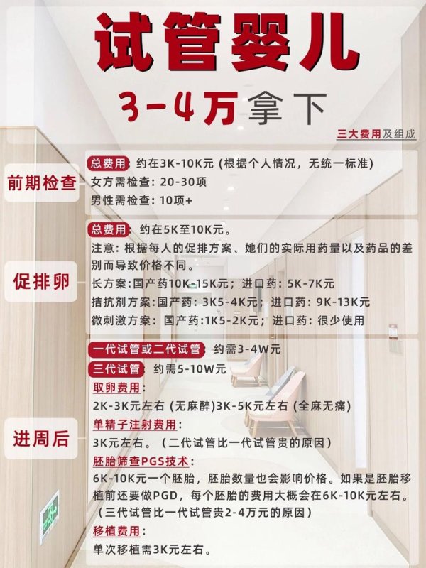 试管婴儿,好多,费用