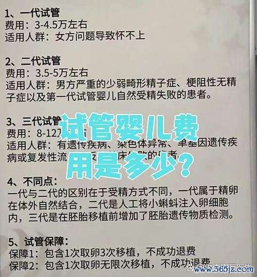 做试管婴儿的价格是多少